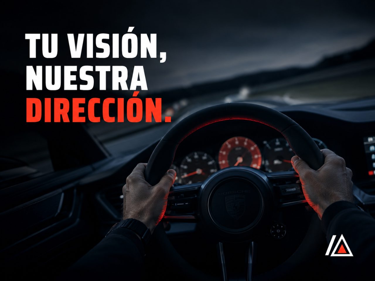 Key visual · exploración de marca The Driver Studio