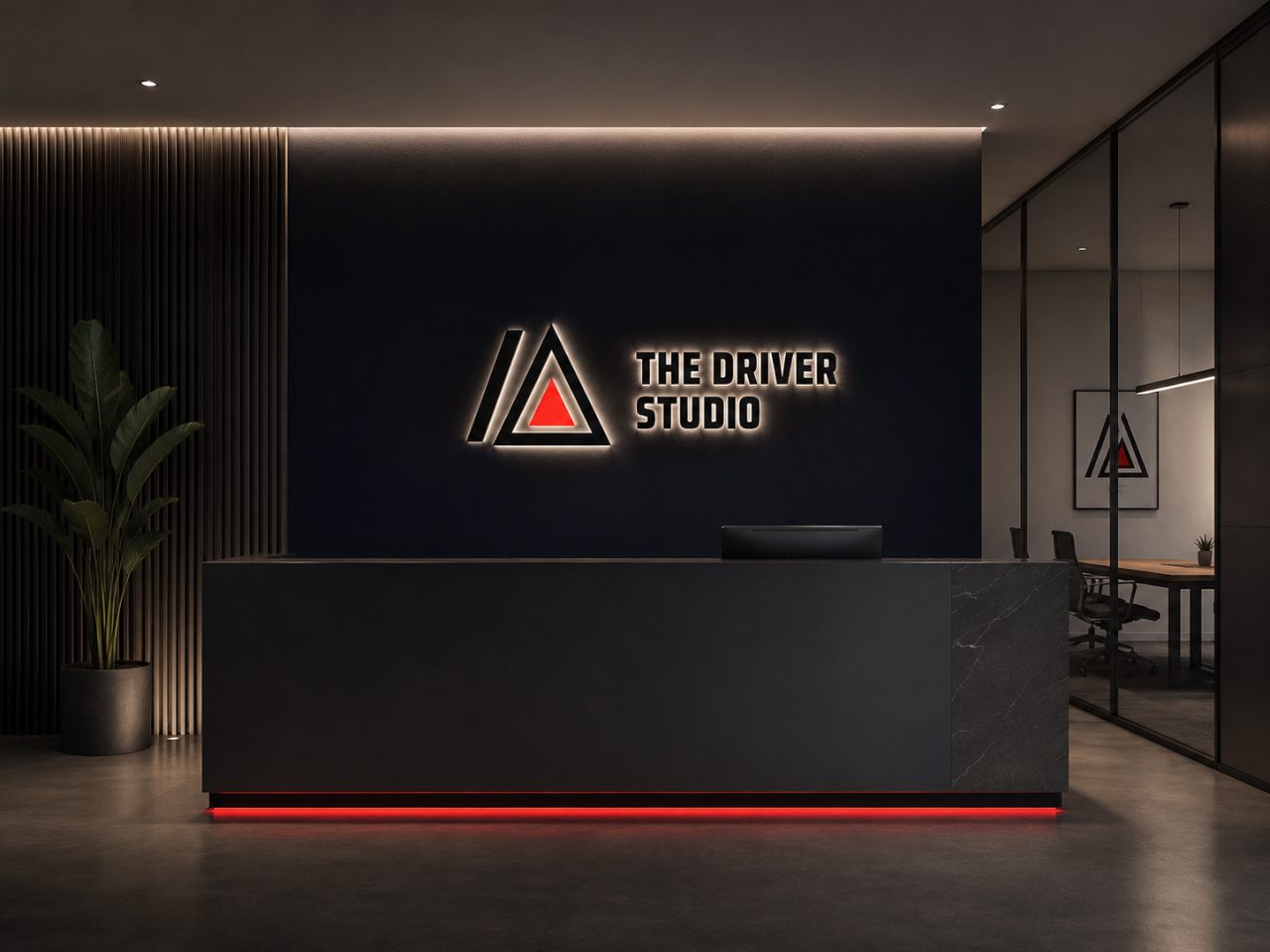 Recepción · exploración de marca The Driver Studio