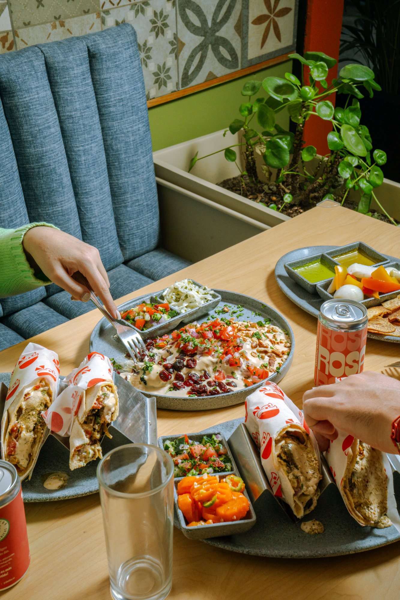 Wraps de shawarma Hummus Ya!