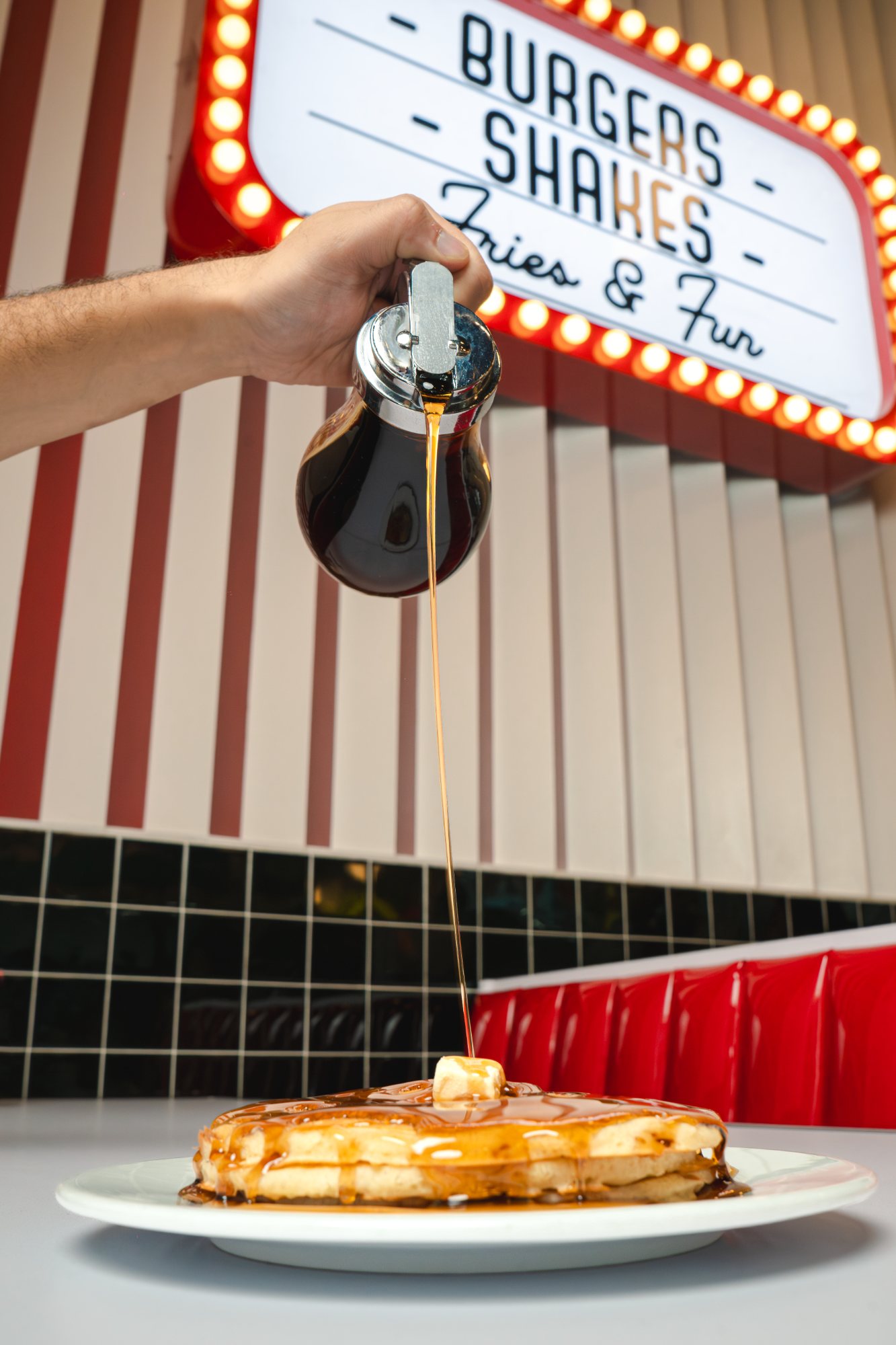 Malteada de fresa Johnny Rockets