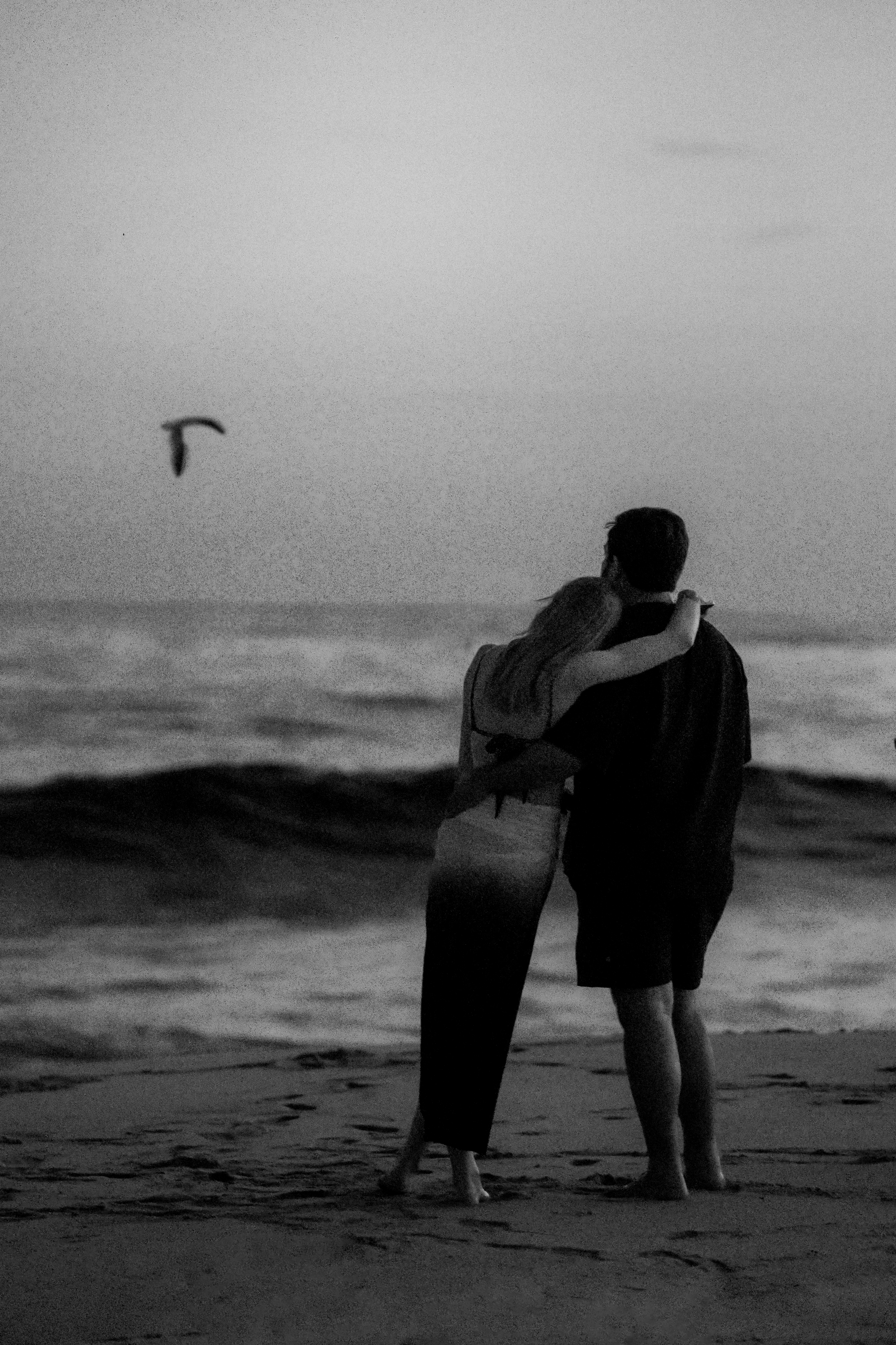 Pareja en la playa