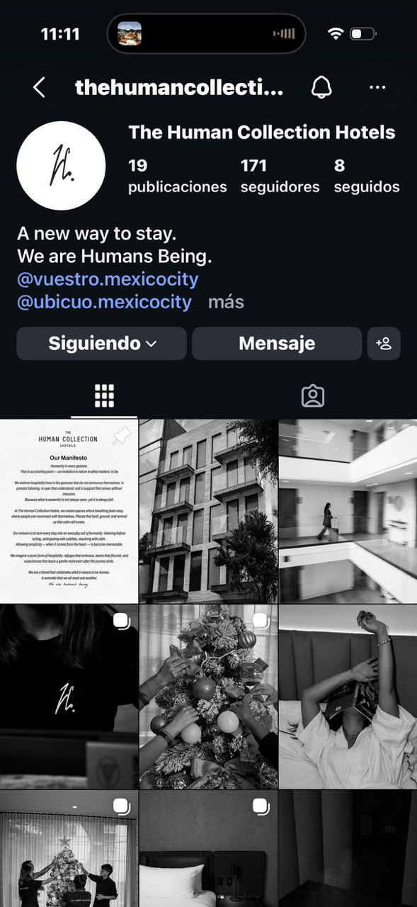 Feed Instagram The Human Collection Hotels