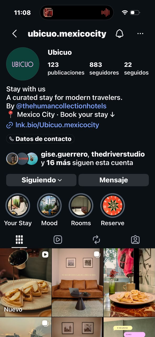 Feed Instagram Ubicuo